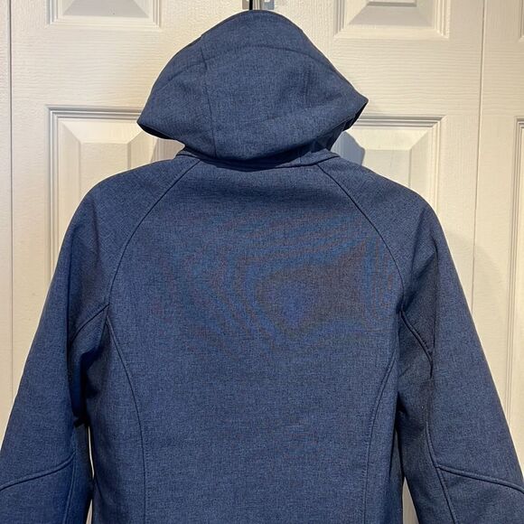 Kirkland Blue Water Repellent Soft Shell Zip Up Lined Jacket Size M - Picture 10 of 15